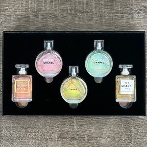 CHANEL Women's Fragrance Collection - set of five 0.25 oz bottles